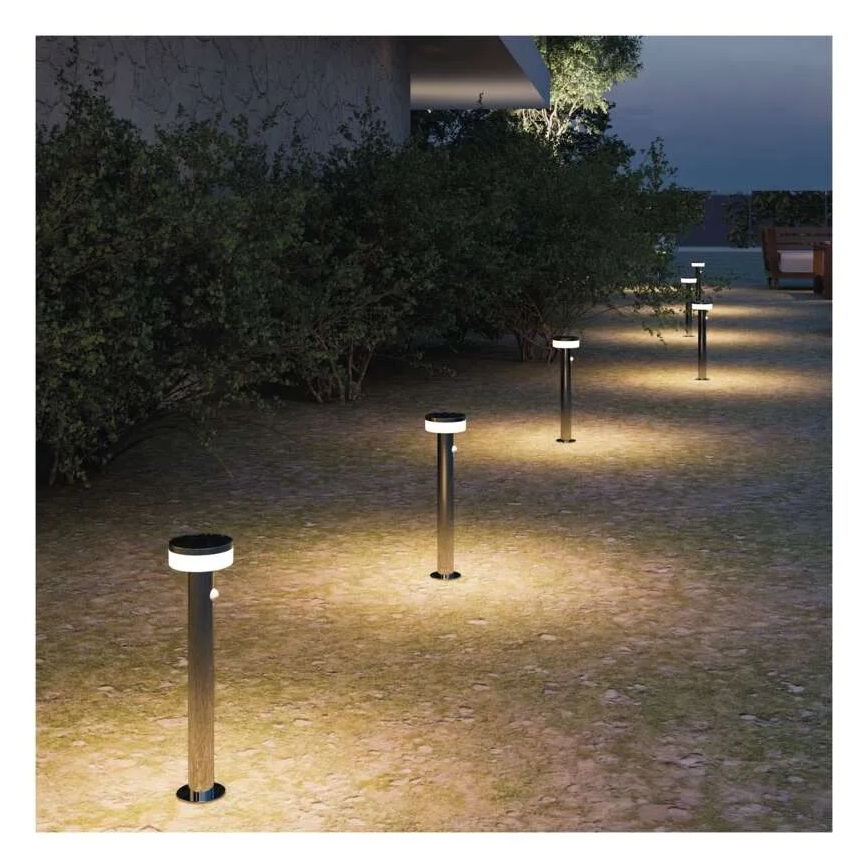 Lâmpada Solar LED com sensor LED/2W/3,7V 1200 mAh IP44 50 cm