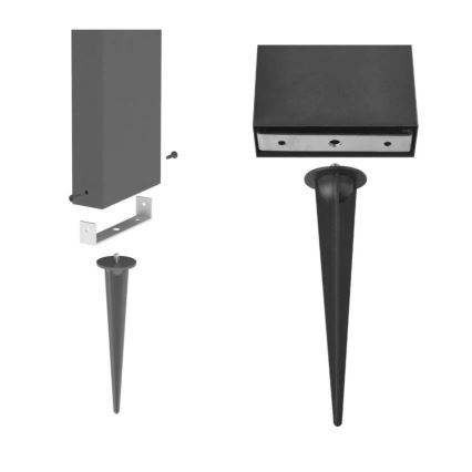 Lâmpada Solar LED com sensor LED/4,4W/3,7V 2200 mAh IP44