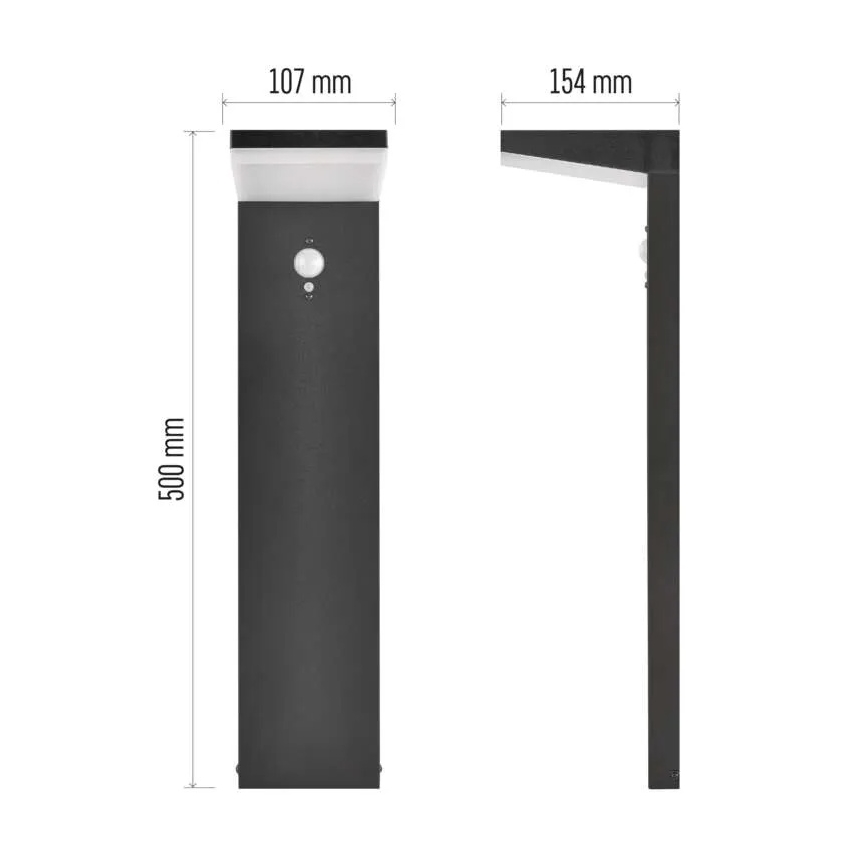 Lâmpada Solar LED com sensor LED/4,4W/3,7V 2200 mAh IP44