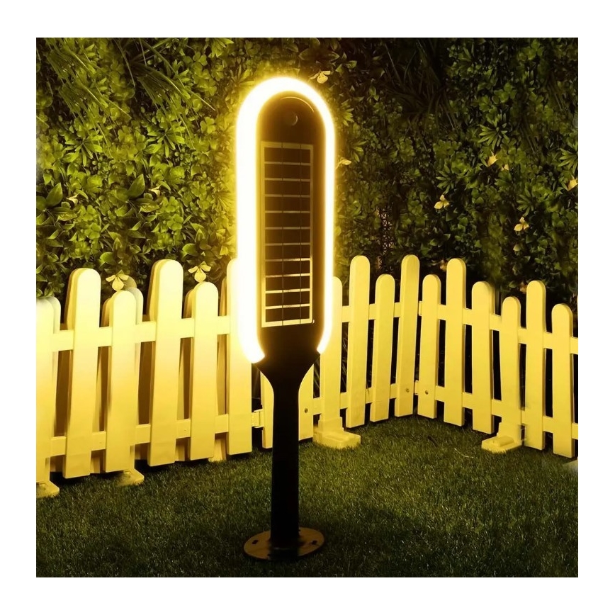 Lâmpada Solar LED com sensor BOLLARD LED/5W/5,5V 70 cm 3000K IP65 2000 mAh