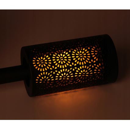 Lâmpada solar LED com sensor crepuscular LED/2V IP44 600 mAh