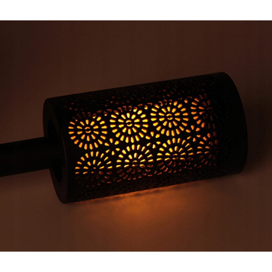 Lâmpada solar LED com sensor crepuscular LED/2V IP44 600 mAh