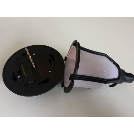 Lâmpada solar LED com sensor crepuscular LED/2V IP44 600 mAh