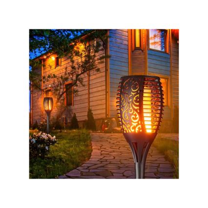 Lâmpada solar LED com sensor de crepúsculo LED/1,2W/1,2V 600 mAh IP44