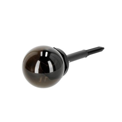 Lâmpada solar LED com sensor GLEAM LED/1,2V 3000K IP44 40 mAh fumê/preto