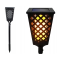 Lâmpada solar LED com sensor LED/0,6W/5,5V IP65 2000 mAh 107 cm preta