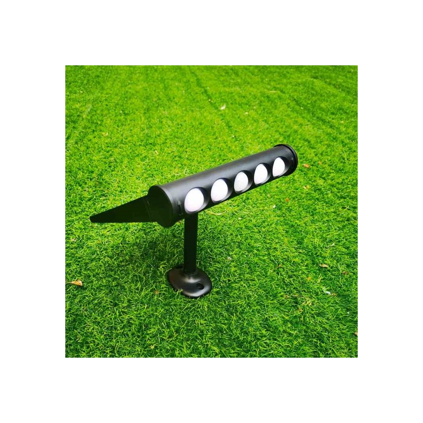 Luminária de parede solar LED com sensor de movimento e crepúsculo LED/8W/3,7V 4000 mAh 4000K IP65