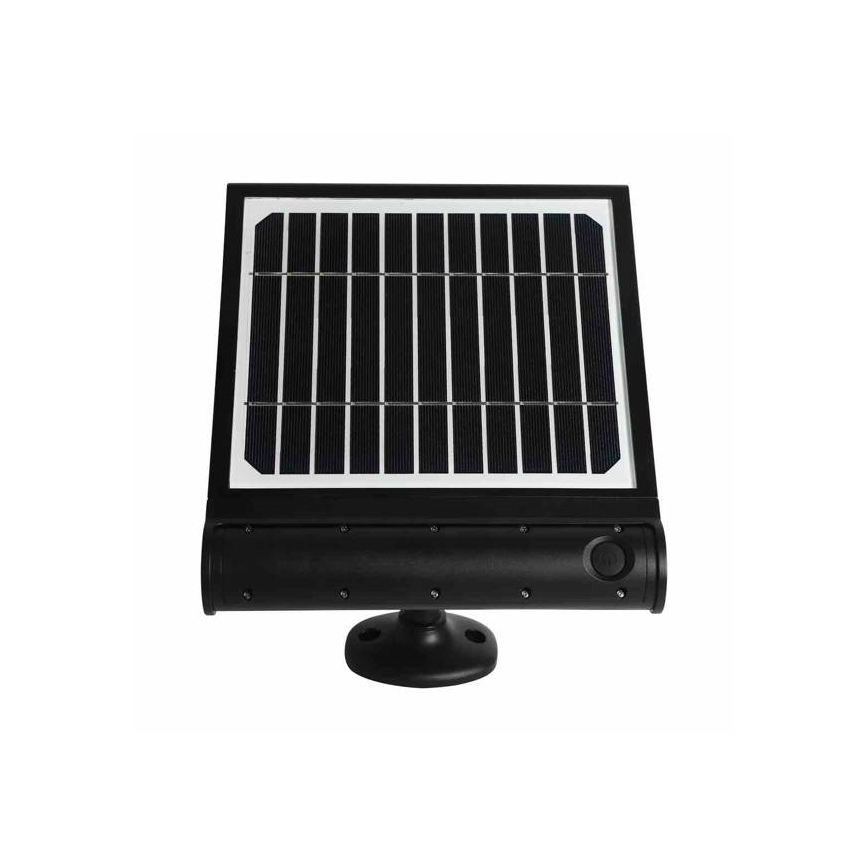 Luminária de parede solar LED com sensor de movimento e crepúsculo LED/8W/3,7V 4000 mAh 4000K IP65