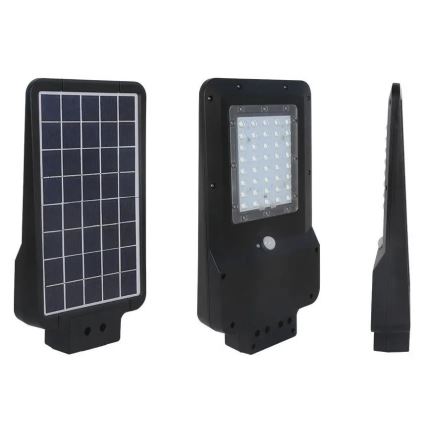 Lâmpada de rua solar LED com sensor LED/15W/7,4V 4000K IP65 10800 mAh