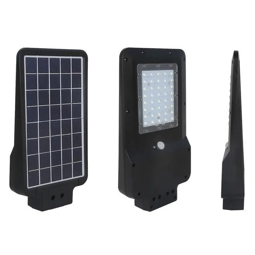 Lâmpada de rua solar LED com sensor LED/15W/7,4V 4000K IP65 10800 mAh