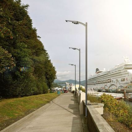 Luminária de Rua Solar LED com Sensor LED/40W/9,6V IP65 6000K 12000 mAh + controlo remoto