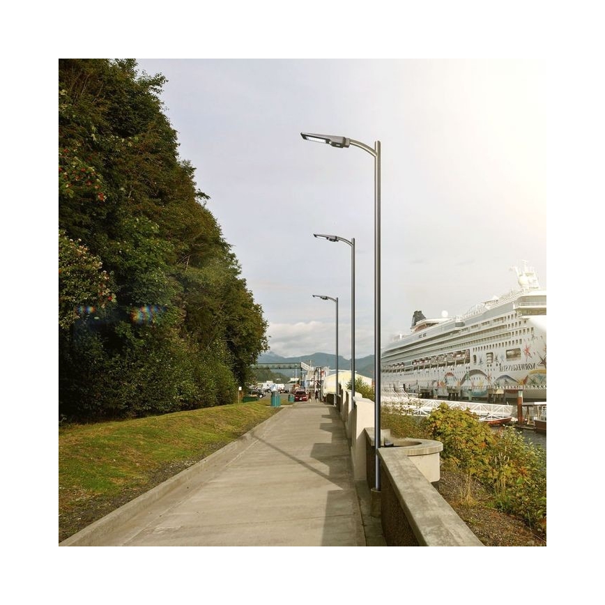 Luminária de Rua Solar LED com Sensor LED/40W/9,6V IP65 6000K 12000 mAh + controlo remoto