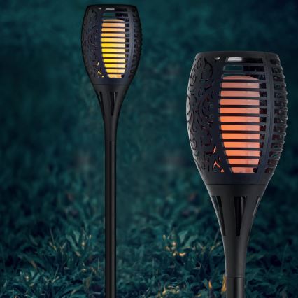 Lâmpada solar LED exterior FUEGO BIG LED/1,2V 600 mAh IP44