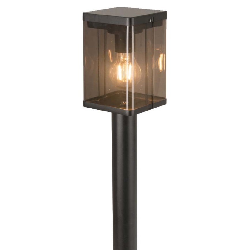 Lâmpada solar LED exterior com sensor LED/2,5W/3,7V 3000K IP54 2000 mAh preta