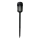 Lâmpada solar LED FLAME LED/1,2V 100 mAh 1800K 37 cm IP44 preta