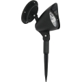 Lâmpada solar LED JOKER LED/1,2V 100 mAh 4000K 31,5 cm IP44 preta