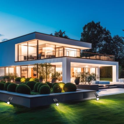 Lâmpada solar LED LANCE 3,7 V 6000 K IP44 1500 mAh