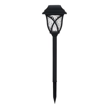 Lâmpada Solar LED LAWN LED/1,2V 100 mAh 3000K 44 cm IP44 preta