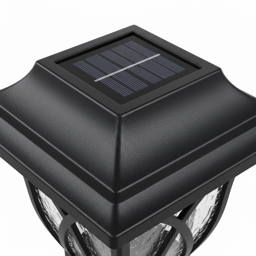 Lâmpada Solar LED LAWN LED/1,2V 100 mAh 3000K 44 cm IP44 preta