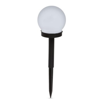 Lâmpada Solar LED LED/1,2V 40mAh IP44 preta