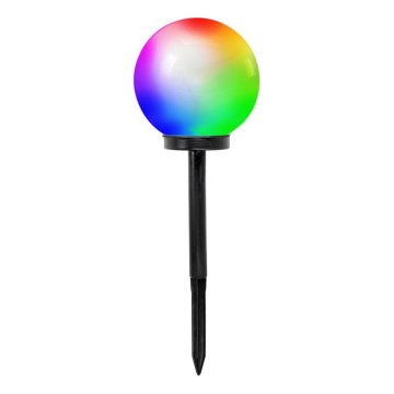 Lâmpada solar LED RGB SPHERE, LED/1,2 V, IP44, 200 mAh, Ø 20 cm