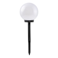 Lâmpada solar LED SPHERE LED/1,2V 4000K IP44 200 mAh Ø 20 cm