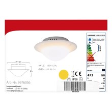 Lampenwelt - Iluminação de teto LED LED/9W/230V