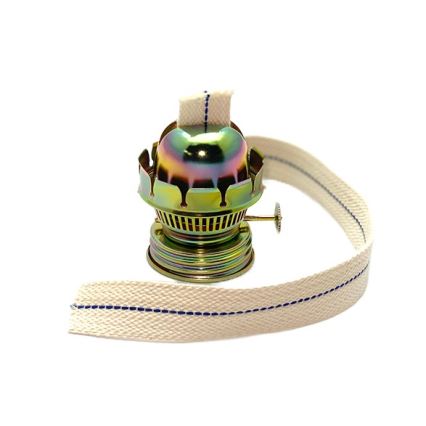 Lampião a petróleo KLÁRA 34 cm verde floresta