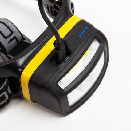 Lanterna de cabeça com sensor LED LED/13W/Li-ion 1500mAh IP65