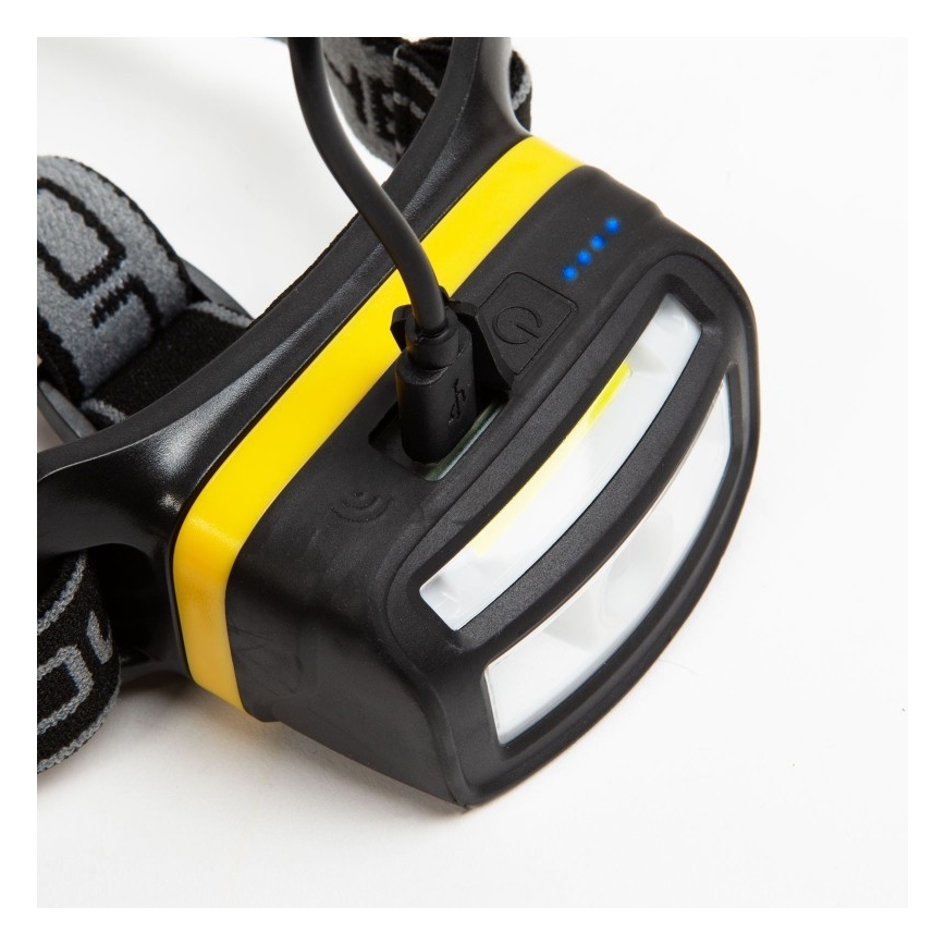 Lanterna de cabeça com sensor LED LED/13W/Li-ion 1500mAh IP65