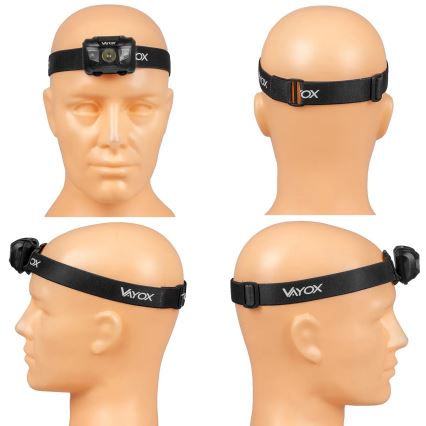 Lanterna de cabeça LED com regulação 3xLED/3xAAA IPX4 100 brilhante