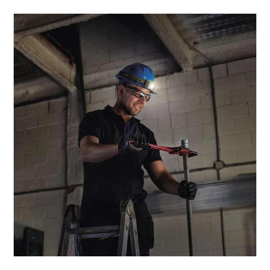 Lanterna de cabeça LED com regulação e com sensor GP DISCOVERY CHW54 LED/3xAAA IPX5