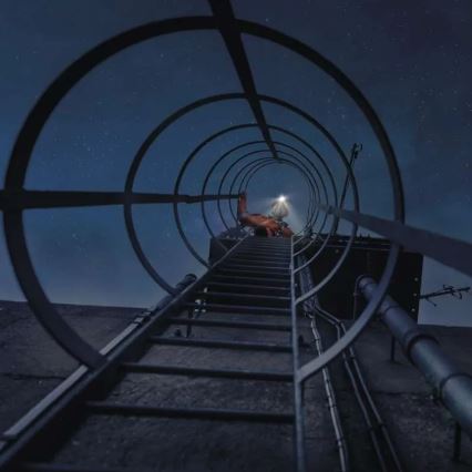 Lanterna de cabeça LED com regulação e com sensor GP DISCOVERY CHW54 LED/3xAAA IPX5