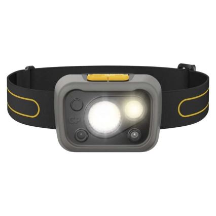 Lanterna de cabeça LED com regulação e com sensor GP DISCOVERY CHW54 LED/3xAAA IPX5