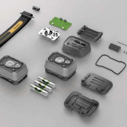 Lanterna de cabeça LED com regulação e com sensor GP DISCOVERY CHW54 LED/3xAAA IPX5