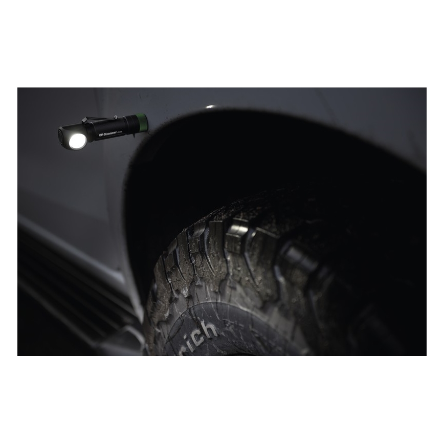 Lanterna de cabeça LED GP DISCOVERY CHR35 LED/3,7V/2600mAh