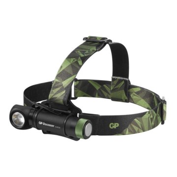 Lanterna de cabeça LED GP DISCOVERY CHR35 LED/3,7V/2600mAh