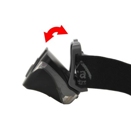 Lanterna de cabeça LED LED/3xAAA preta