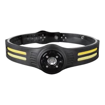 Lanterna de cabeça LED RGBW com luz vermelha  USB LED/3W/5V IP43 470 brilhante 5 h 650 mAh