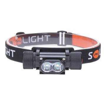 Lanterna de cabeça recarregável LED/2200 mAh 3,7V IP44