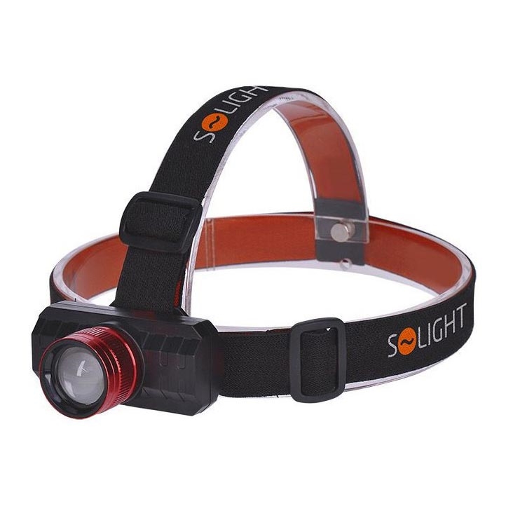 Lanterna de cabeça recarregável LED/3W/USB 1200mAh IP44