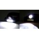Lanterna de cabeça recarregável LED LED/1200mAh preta/vermelha