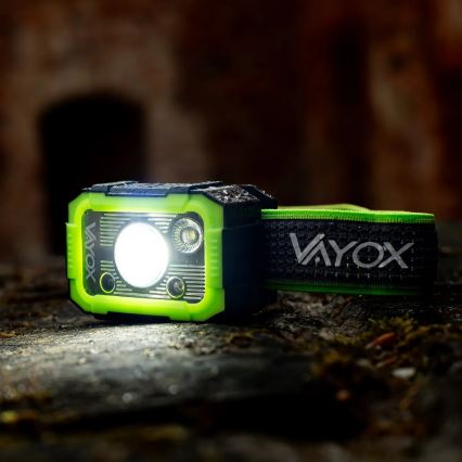 Lanterna frontal LED recarregável regulável com sensor LED/10W/5V IP66 750 lm 1500 mAh