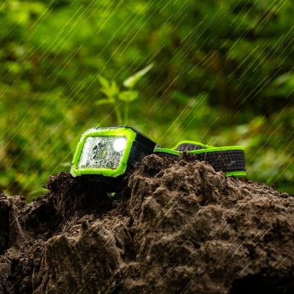 Lanterna frontal LED recarregável regulável com sensor LED/10W/5V IP66 750 lm 1500 mAh