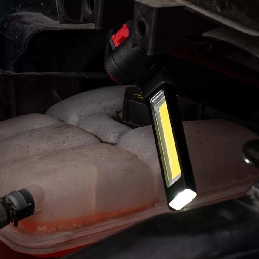 Lanterna de trabalho LED recarregável LED/5W/5V IPX2 360 brilhante 2000 mAh