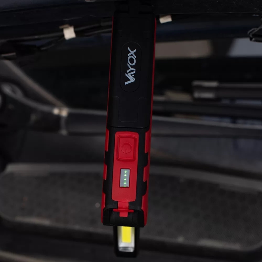 Lanterna de trabalho LED recarregável LED/5W/5V IPX2 360 brilhante 2000 mAh