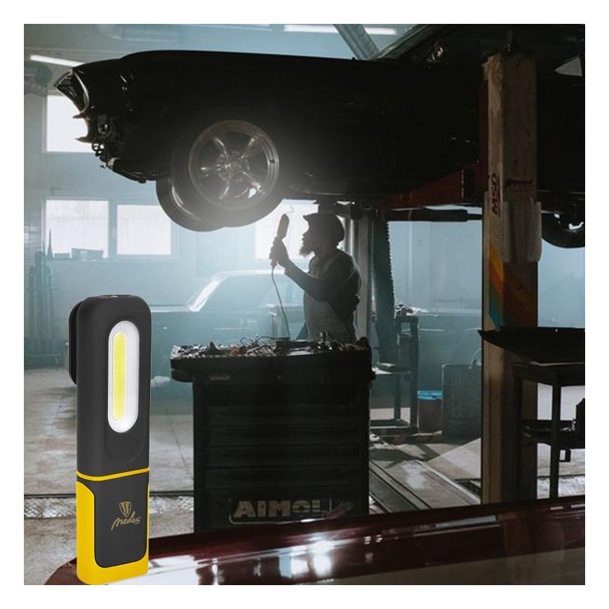 Lanterna de trabalho recarregável LED regulável LED/8W/5V IP44 420 lm 1200 mAh