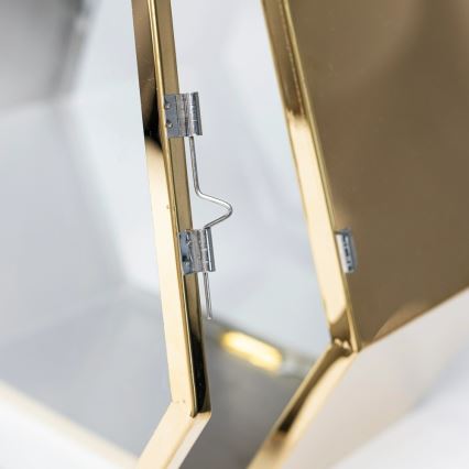 Lanterna decorativa dourada 43 cm