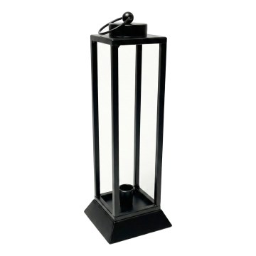 Lanterna decorativa HALL 34 cm preta