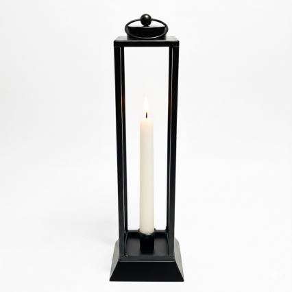 Lanterna decorativa HALL 34 cm preta